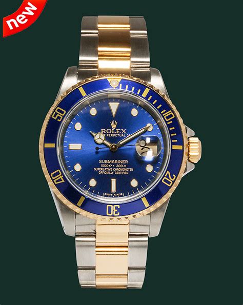 rolex submariner acciaio oro con brillanti e zaffiri prezzo|rolex subacqueo.